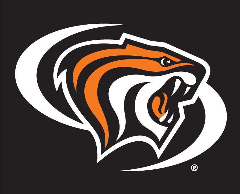 Pacific Tigers 1998-Pres Alternate Logo v2 diy DTF decal sticker